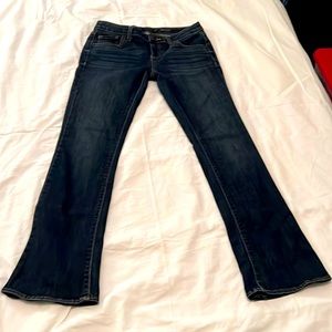 Simply Vera Wang boot cut jeans, size 4P, mid rise